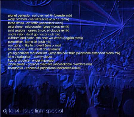 blue light special back cover